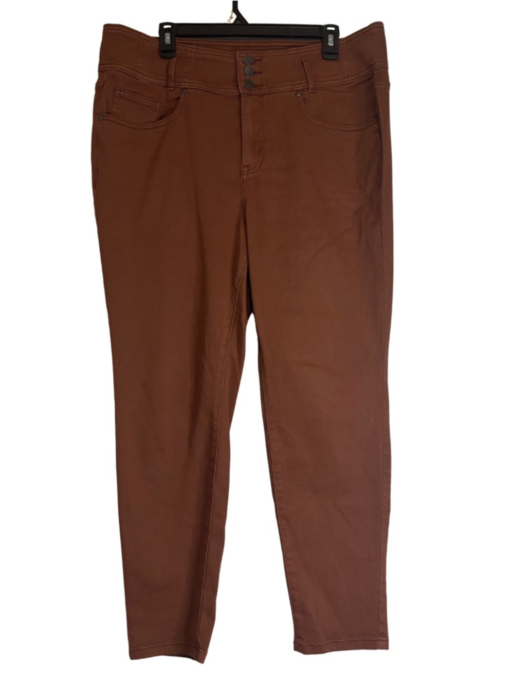 Lane Bryant Brown Flex Magic Waistband Ultra High-Rise Jeggings